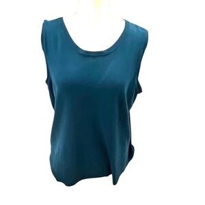 Audrey & Grace Deep Teal Sweater Top Women’s Plus Size 1X